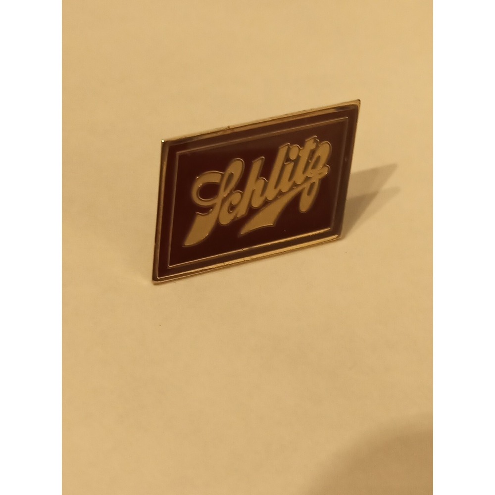 Vtg Schlitz Beer Brewery Robbins Badge Pin Insignia Uniform Hat Emblem fa